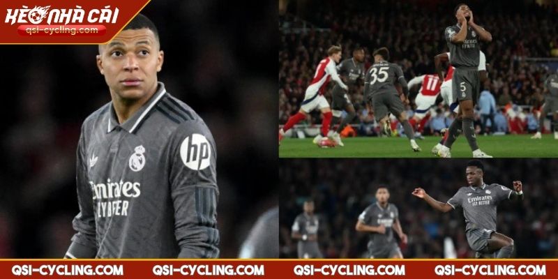 Arsenal Nhấn Chìm Real: Đêm Lịch Sử Tại Emirates, "Kền Kền Trắng" Gãy Cánh 3 Mbappe và Vinicius sự im lặng đáng thất vọng của các ngôi sao